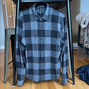 Lululemon Soft Knit Overshirt - Black Gray